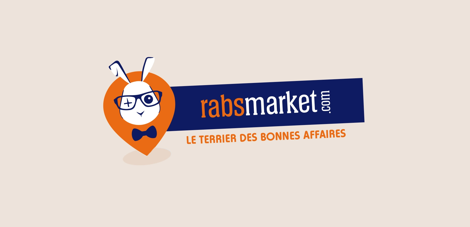 Logo d'entreprise Rabsmarket, terrier de bonnes affaires locales