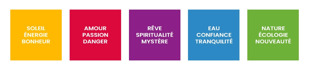 Chaque couleur à ses propres significations dans le monde du graphisme
