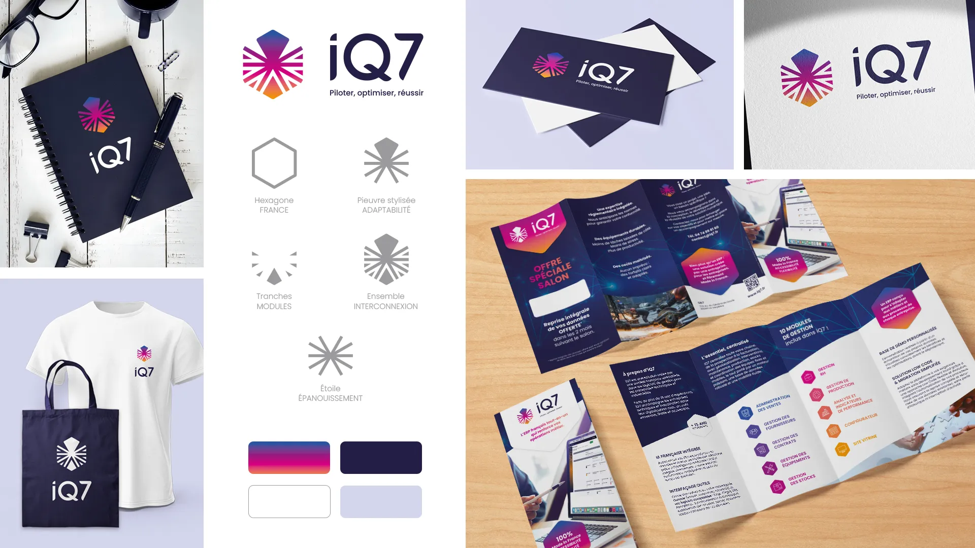 Logo et identité visuelle pour une solution SaaS